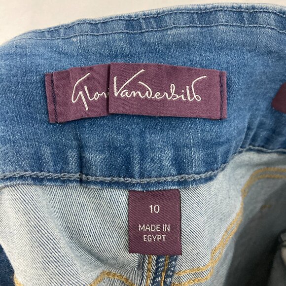 New Gloria Vanderbilt Jeans size 10 Blue High Rise Stretch Comfy Pull-on - Picture 2 of 10